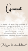 Birthstone | Granaat | Januari