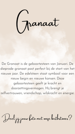 Birthstone | Granaat | Januari