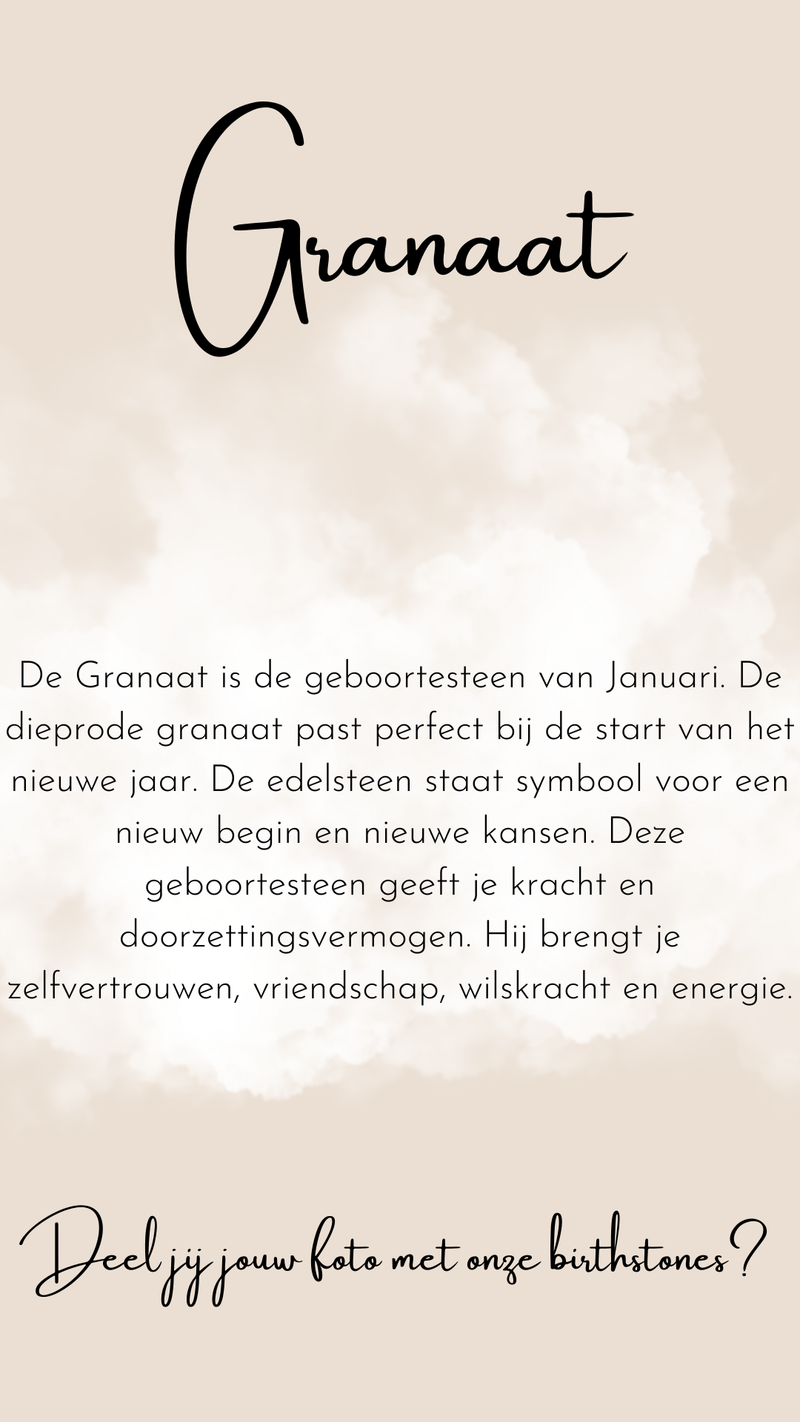 Birthstone | Granaat | Januari