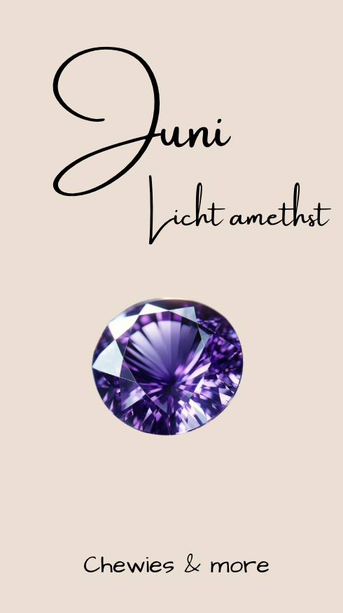 Birthstone | Licht Amethist | Juni