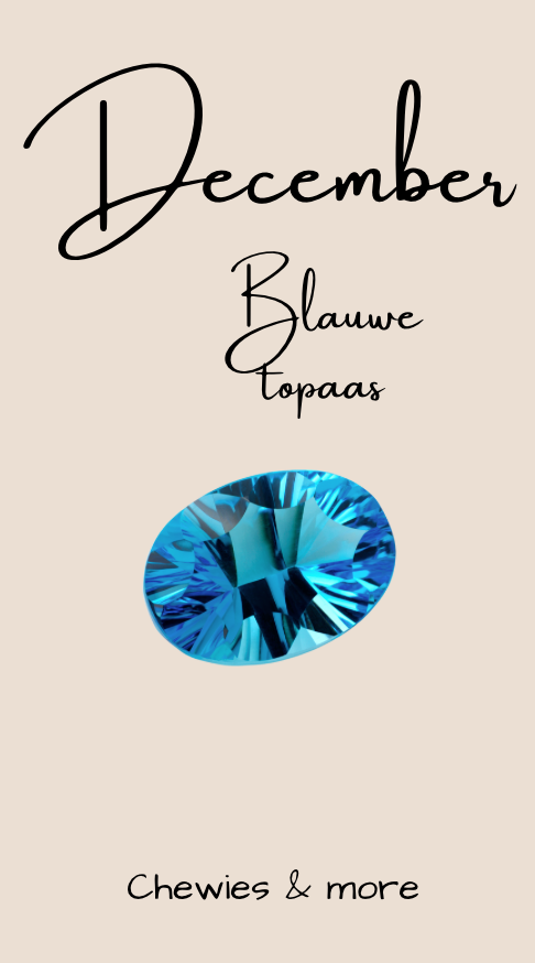 Birthstone | Blauwe Topaas | December