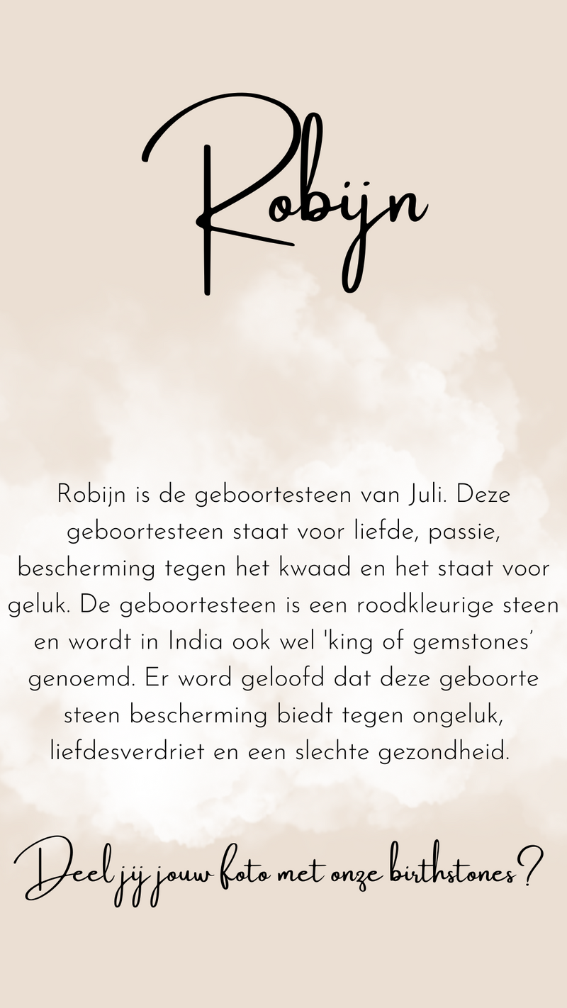 Birthstone | Robijn | Juli